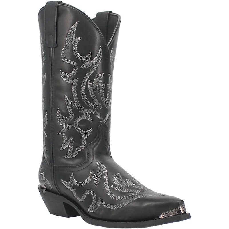 Men's cowboy boots with a leather lining for comfortLaredo Mens Jameson Black Leather Cowboy Boots Men's cowboy boots with a leather lining for comfortLaredo Mens Jameson Black Leather Cowboy Boots