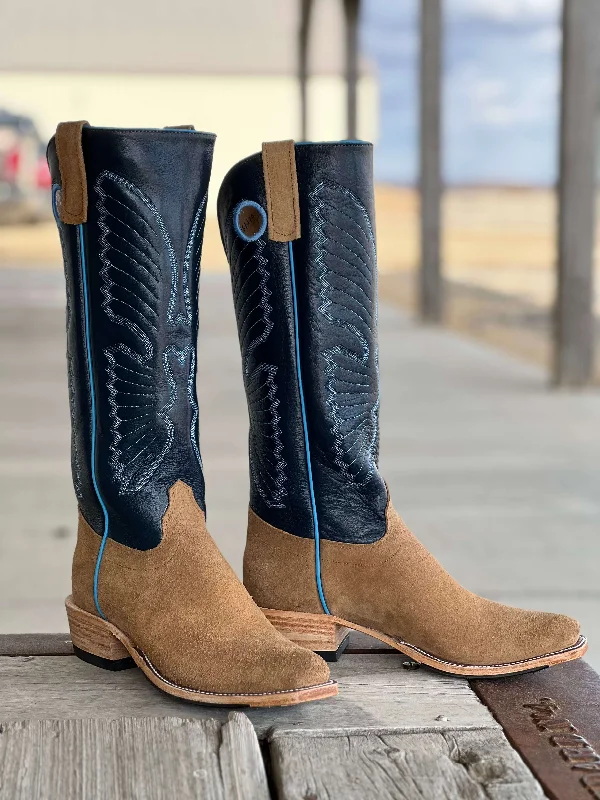 Men's cowboy boots with a silver - toned buckleOlathe Boot Co. | Tan Newman KS Toe Tall Top Boot Men's cowboy boots with a silver - toned buckleOlathe Boot Co. | Tan Newman KS Toe Tall Top Boot