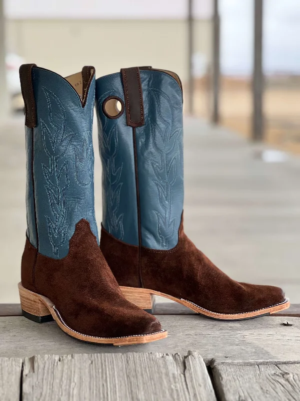 Men's cowboy boots with a high - heeled designOlathe Boot Co. | Raiz Waxy Kudu KS Toe Boot Men's cowboy boots with a high - heeled designOlathe Boot Co. | Raiz Waxy Kudu KS Toe Boot