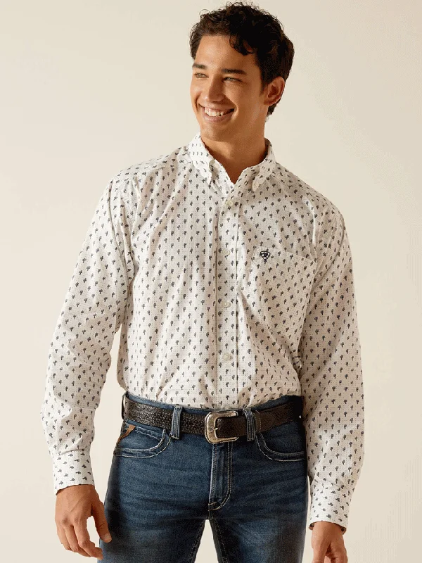 Vintage - style men's western boots with a square toe and spur ledgeAriat 10048380 Mens Parker Classic Fit Shirt White Vintage - style men's western boots with a square toe and spur ledgeAriat 10048380 Mens Parker Classic Fit Shirt White