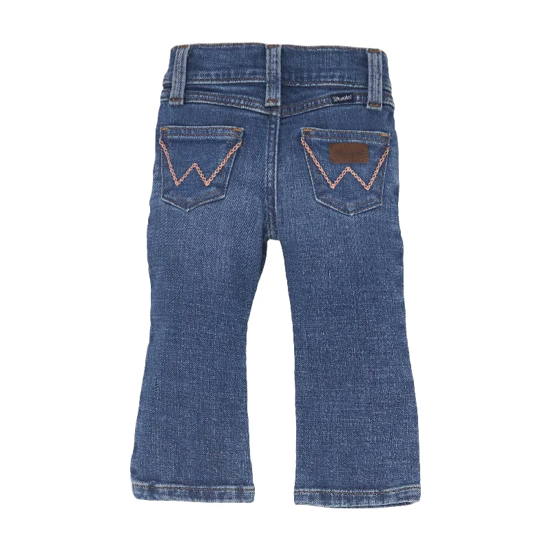 Men's western boots in a rich brown or black leatherWrangler Infant/Toddler Girl Kasey Jean Men's western boots in a rich brown or black leatherWrangler Infant/Toddler Girl Kasey Jean