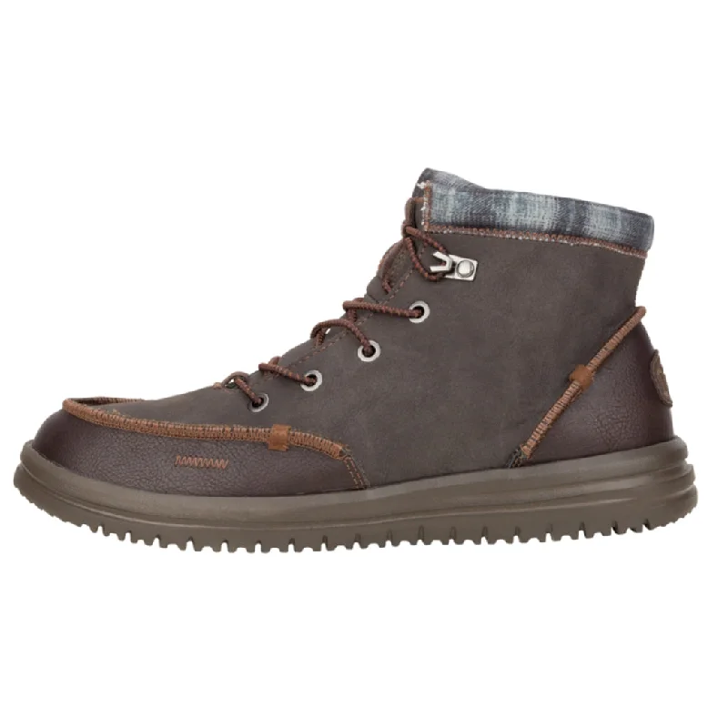 Men's western boots with a decorative concho belt and buckleHey Dude Men's Bradley Classic Shoe Men's western boots with a decorative concho belt and buckleHey Dude Men's Bradley Classic Shoe