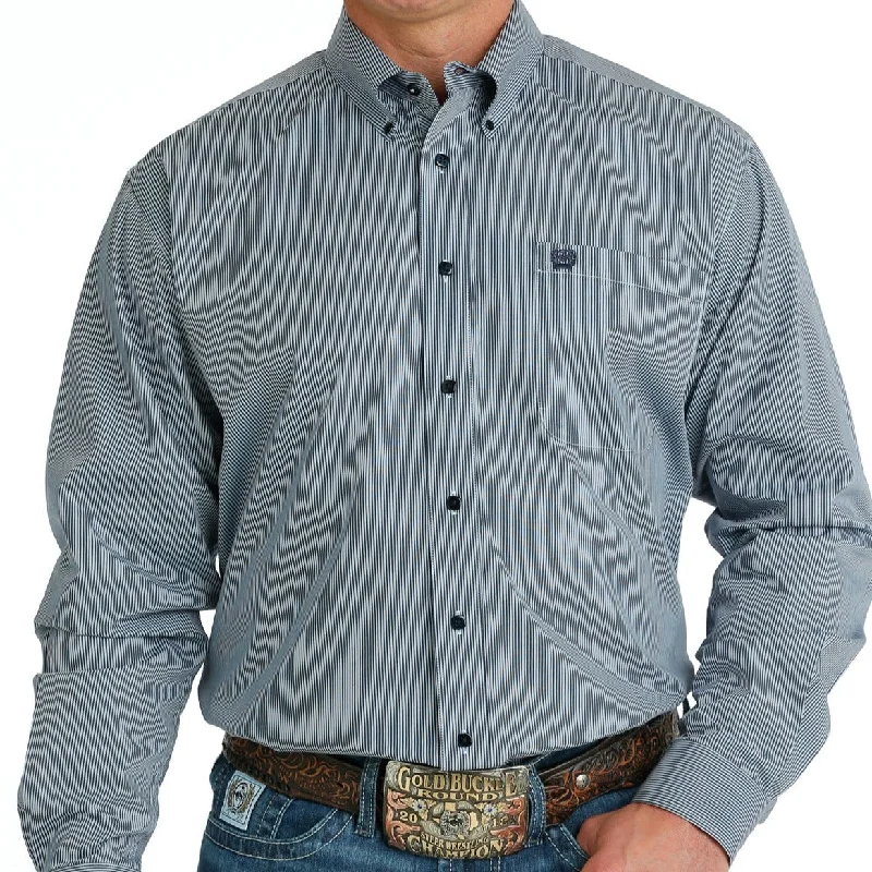 Men's western boots with a tooled leather design on the shaftCinch Men's Long Sleeve Classic Fit Blue Striped Button Down Western Shirt Men's western boots with a tooled leather design on the shaftCinch Men's Long Sleeve Classic Fit Blue Striped Button Down Western Shirt