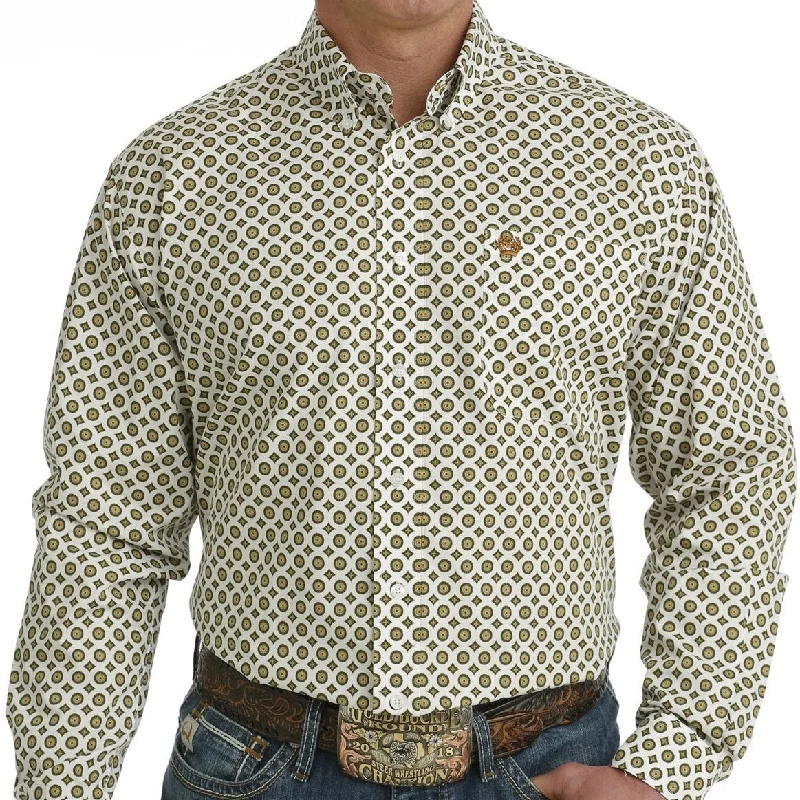 Men's western boots in a rich brown or black leatherCinch Men's Long Sleeve Classic Fit White Medallion Print Button Down Western Shirt Men's western boots in a rich brown or black leatherCinch Men's Long Sleeve Classic Fit White Medallion Print Button Down Western Shirt