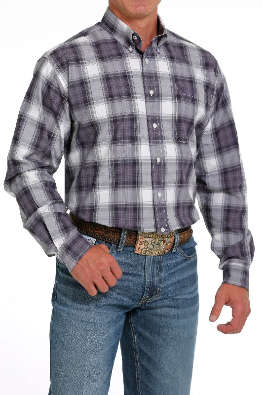 Alligator - embossed men's western boots for a bold statementCinch Men's Plaid Button Down Western Shirt in Purple Alligator - embossed men's western boots for a bold statementCinch Men's Plaid Button Down Western Shirt in Purple