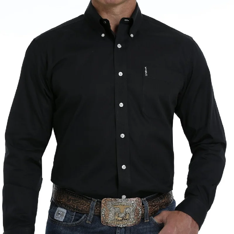Men's western boots with a decorative concho belt and buckleCinch Men's L/S Modern Fit Solid Black Western Button Down Shirt Men's western boots with a decorative concho belt and buckleCinch Men's L/S Modern Fit Solid Black Western Button Down Shirt