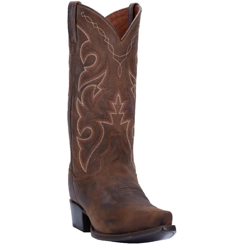 Men's western boots with a scalloped edge and a pull - on strapDan Post Men's Renegade S Leather Boot DP2159S Men's western boots with a scalloped edge and a pull - on strapDan Post Men's Renegade S Leather Boot DP2159S