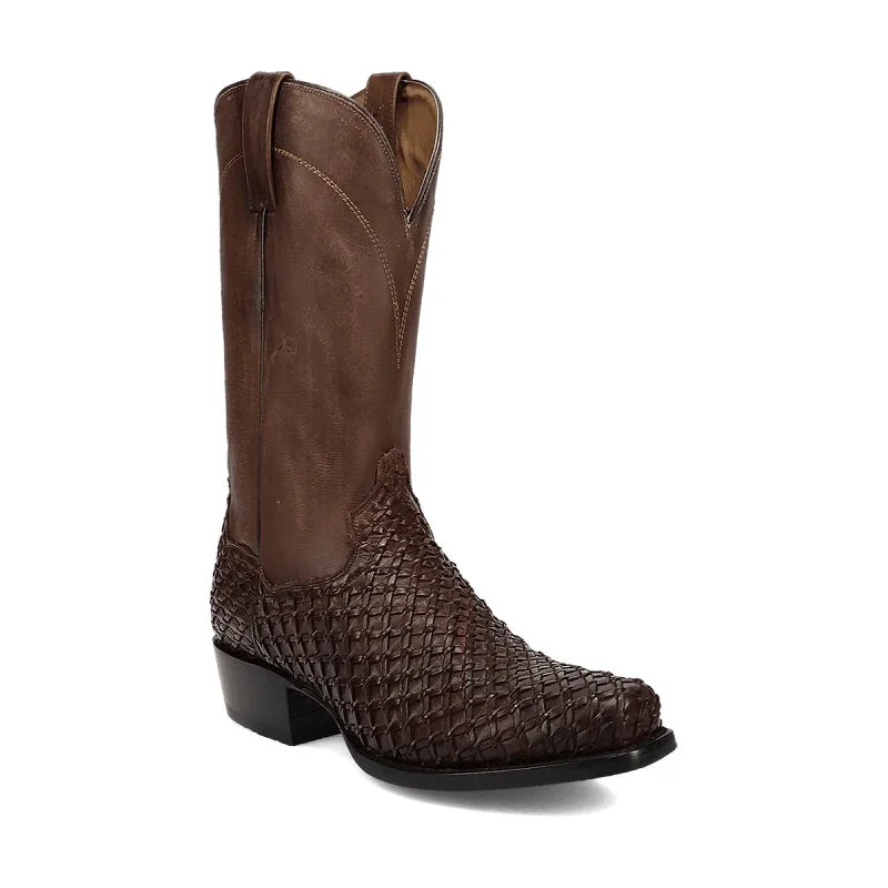 Men's western boots with a suede shaft and a leather soleDan Post Weaver Leather Boot DP3178 Men's western boots with a suede shaft and a leather soleDan Post Weaver Leather Boot DP3178