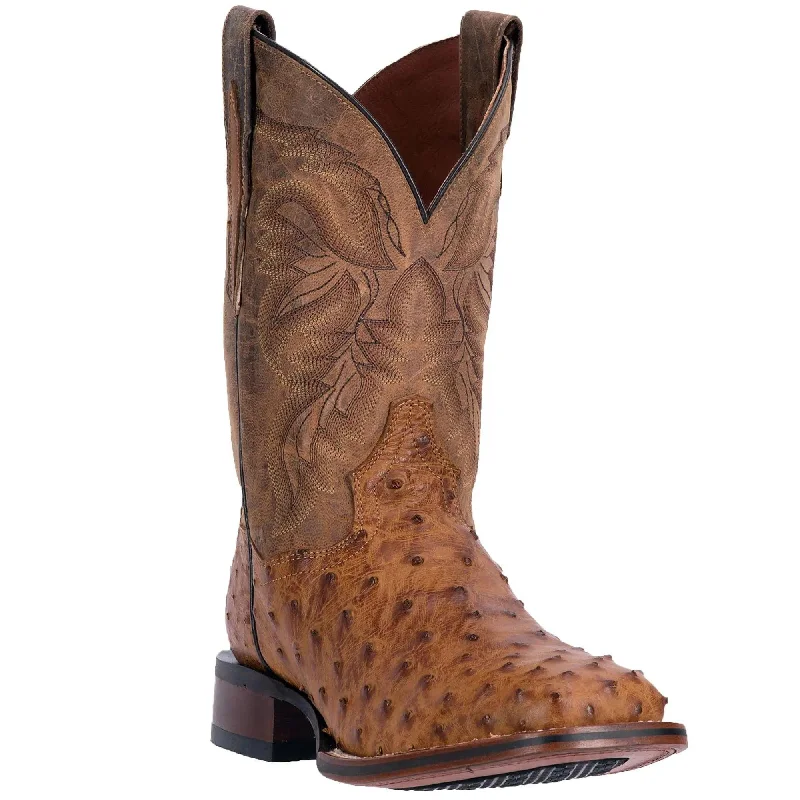 Men's western boots with a traditional western boot silhouette and a polished shineDan Post Men's Alamosa Full Quill Ostrich Boot DP3876 Men's western boots with a traditional western boot silhouette and a polished shineDan Post Men's Alamosa Full Quill Ostrich Boot DP3876