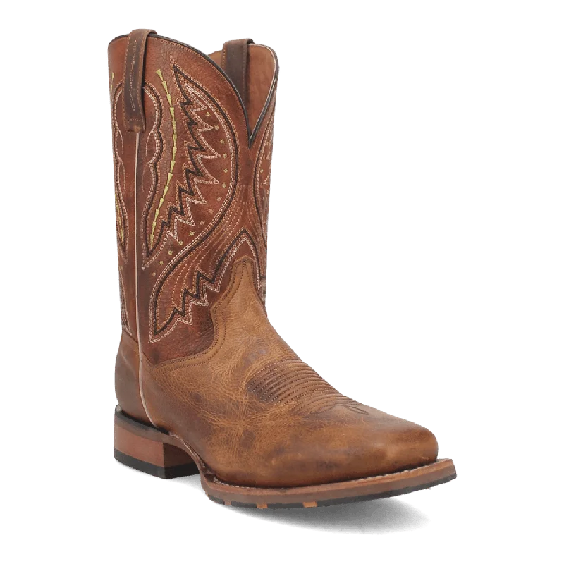Vintage - style men's western boots with a square toe and spur ledgeDan Post Men's Dugan Bison Leather Boot DP4926 Vintage - style men's western boots with a square toe and spur ledgeDan Post Men's Dugan Bison Leather Boot DP4926