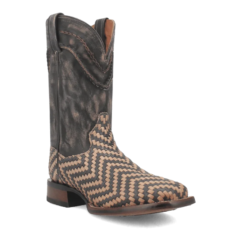 Men's western boots with a leather - wrapped heel and a smooth finishDan Post Men's Keaton Leather Boot DP4927 Men's western boots with a leather - wrapped heel and a smooth finishDan Post Men's Keaton Leather Boot DP4927