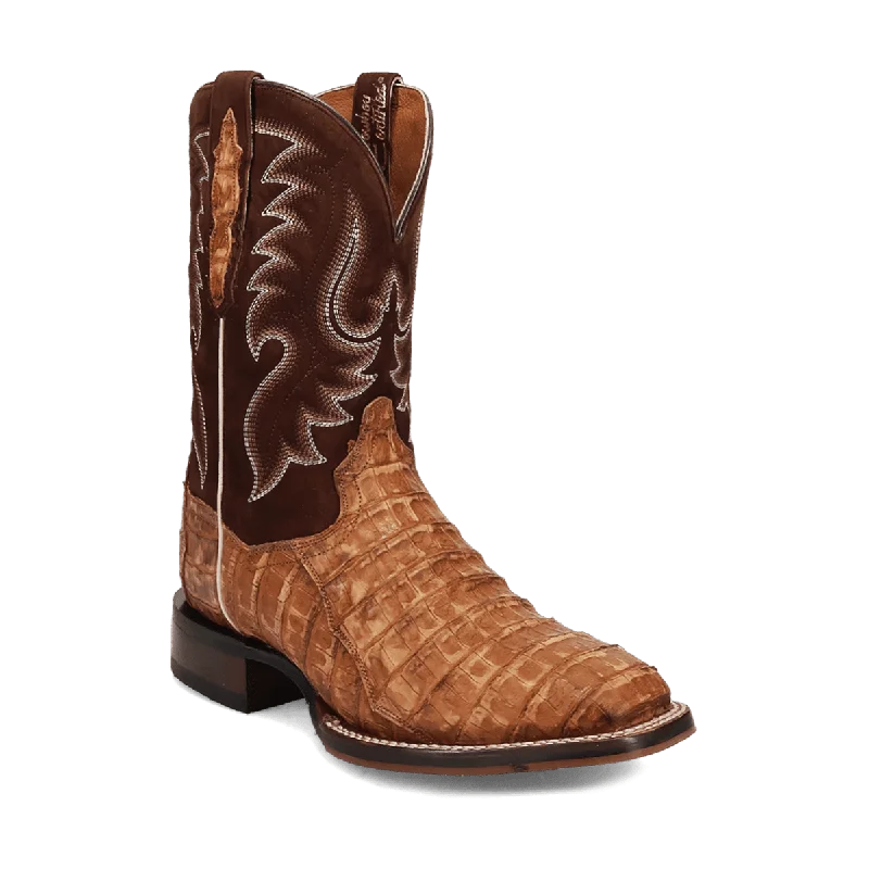 Men's western boots with a leather sole and a heel guardDan Post Men's Leon Caiman Leather Boot DP5015 Men's western boots with a leather sole and a heel guardDan Post Men's Leon Caiman Leather Boot DP5015