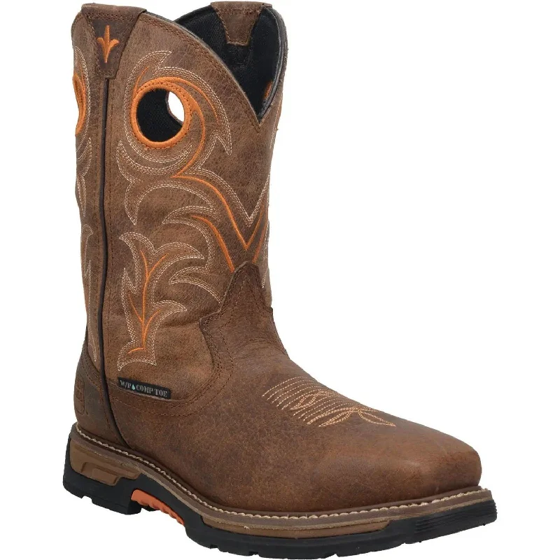Men's western boots with a rubber sole for traction on various surfacesDan Post Storms Eye-Waterproof Leather Boot DP56414 Men's western boots with a rubber sole for traction on various surfacesDan Post Storms Eye-Waterproof Leather Boot DP56414