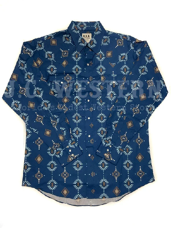 Men's western boots with a leather lining and a padded insoleEly Cattleman 2027094-IN Mens Long Sleeve Shirt Indigo Men's western boots with a leather lining and a padded insoleEly Cattleman 2027094-IN Mens Long Sleeve Shirt Indigo