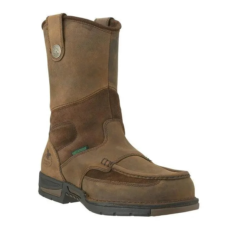 Men's western boots with a leather lining and a padded insoleGeorgia Boot Athens Athens Steel Toe Waterproof Wellington G4603 Men's western boots with a leather lining and a padded insoleGeorgia Boot Athens Athens Steel Toe Waterproof Wellington G4603