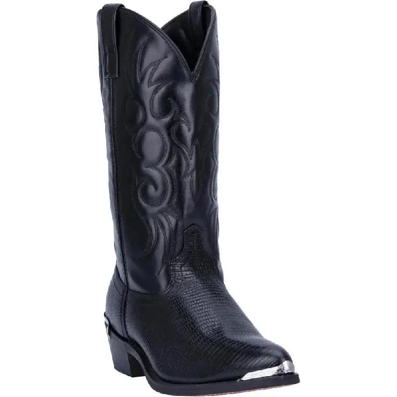Alligator - embossed men's western boots for a bold statementLaredo Men's Atlanta Black Snip Toe Leather Boot 68085 Alligator - embossed men's western boots for a bold statementLaredo Men's Atlanta Black Snip Toe Leather Boot 68085