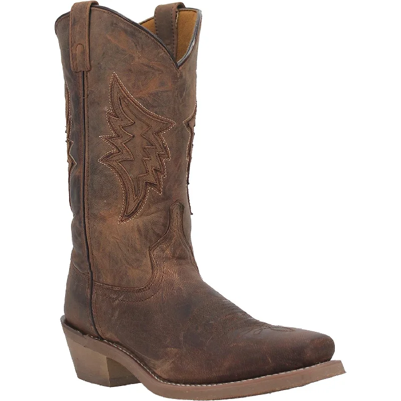 Men's western boots with a leather - wrapped heel and a smooth finishLaredo Men's Nico Leather Boot 68398 Men's western boots with a leather - wrapped heel and a smooth finishLaredo Men's Nico Leather Boot 68398