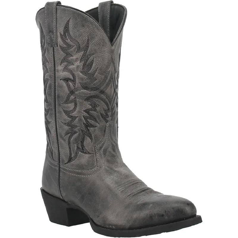 Men's western boots with a silver - toned hardware and accentsLaredo Men's Harding Leather Boot 68457 Men's western boots with a silver - toned hardware and accentsLaredo Men's Harding Leather Boot 68457