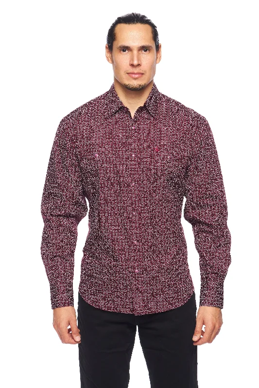 Men's western boots with a suede shaft and a leather soleMaroon Pearl Snap Western Shirt Men's western boots with a suede shaft and a leather soleMaroon Pearl Snap Western Shirt
