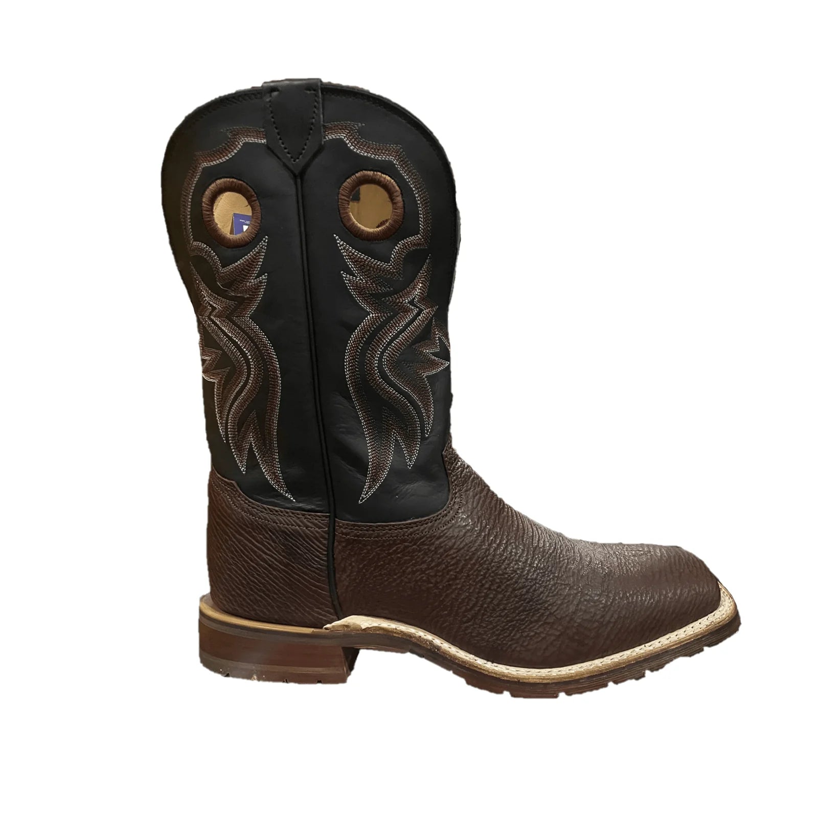 Men's western boots with a distressed leather finish for a rugged lookTony Lama Men's Avalos Cognac Shark Men's western boots with a distressed leather finish for a rugged lookTony Lama Men's Avalos Cognac Shark