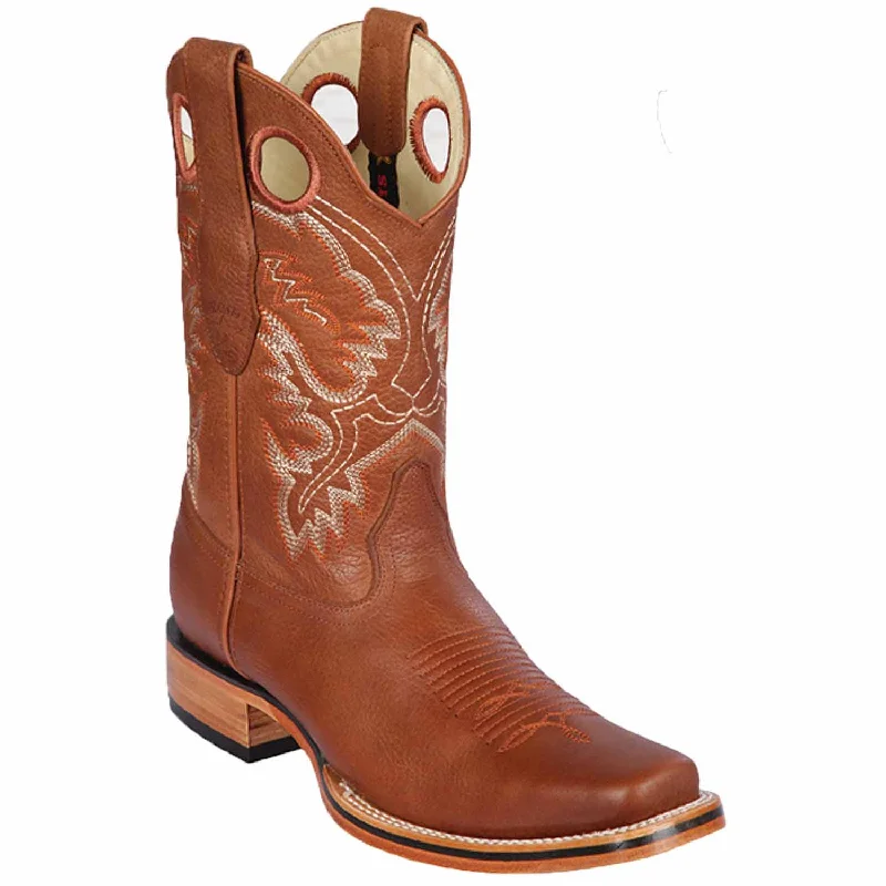 Men's western boots with a high - heeled design and a pointed toeMen's Los Altos Genuine Leather Rodeo Square Toe Boots 8122751 Men's western boots with a high - heeled design and a pointed toeMen's Los Altos Genuine Leather Rodeo Square Toe Boots 8122751