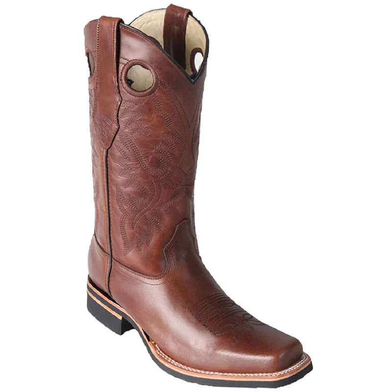 Men's western boots with a leather - wrapped heel and a smooth finishMen's Los Altos Genuine Leather Rodeo Square Toe Boots 8133807 Men's western boots with a leather - wrapped heel and a smooth finishMen's Los Altos Genuine Leather Rodeo Square Toe Boots 8133807