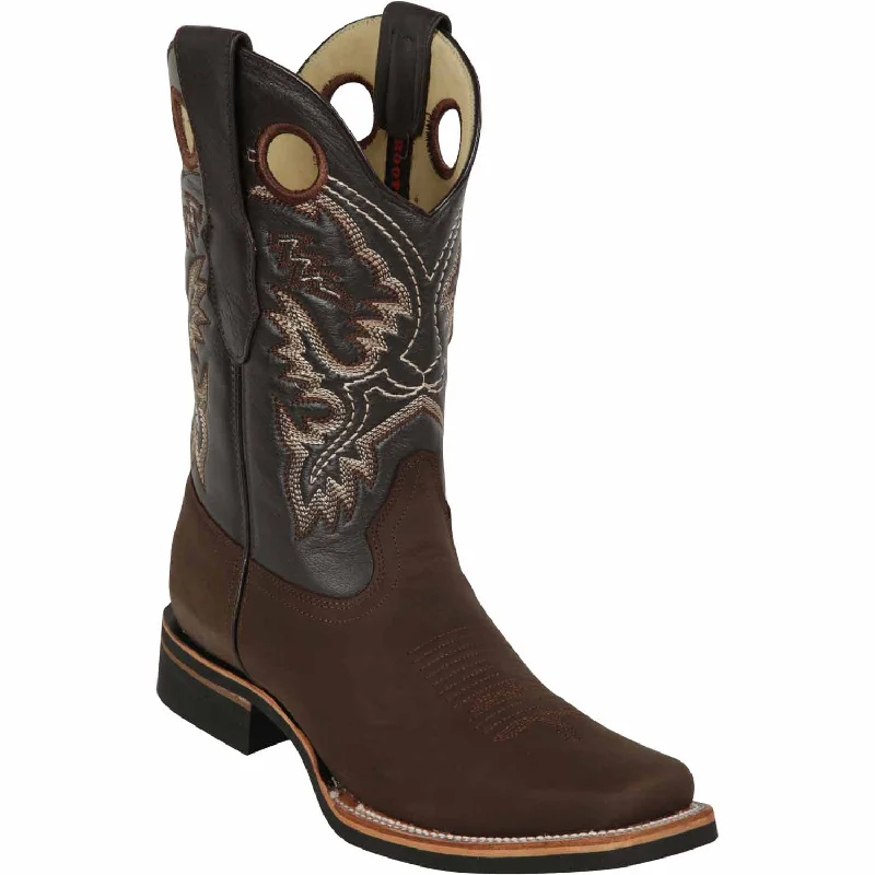 Men's western boots with a high - quality leather upper and a suede liningMen's Los Altos Genuine Leather Rodeo Square Toe Boots 8136207 Men's western boots with a high - quality leather upper and a suede liningMen's Los Altos Genuine Leather Rodeo Square Toe Boots 8136207