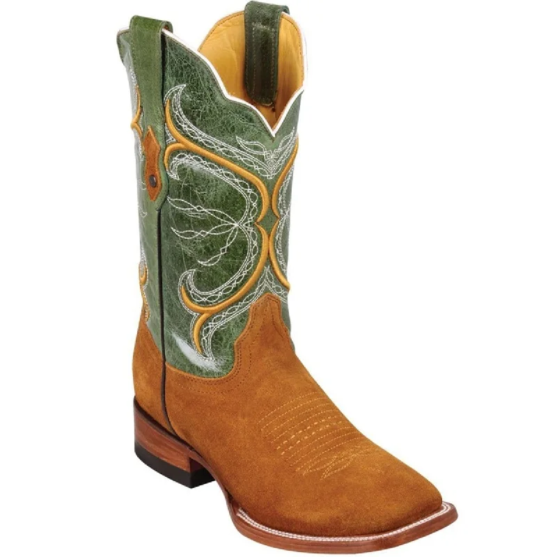 Men's western boots with a concho - studded strap and a pointed toeMen's Quincy Wide Square Toe Boot Q8226331 Men's western boots with a concho - studded strap and a pointed toeMen's Quincy Wide Square Toe Boot Q8226331