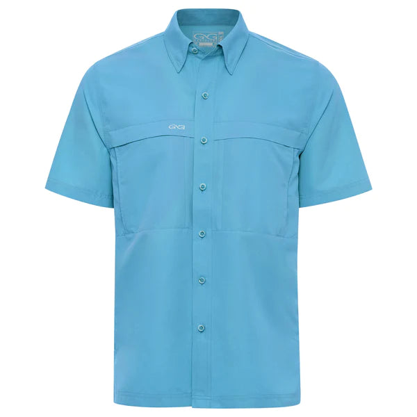 Men's western boots with a rubber sole for traction on various surfacesGameGuard Blue Waves Short Sleeve Classic Microfiber Men's Shirt Men's western boots with a rubber sole for traction on various surfacesGameGuard Blue Waves Short Sleeve Classic Microfiber Men's Shirt