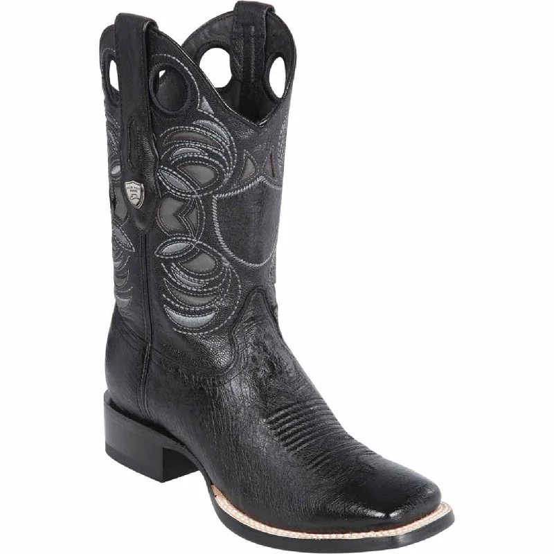 Men's western boots in a rich brown or black leatherMen's Wild West Smooth Ostrich Ranch Toe Boot 28249705 Men's western boots in a rich brown or black leatherMen's Wild West Smooth Ostrich Ranch Toe Boot 28249705