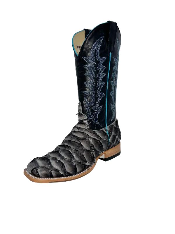 Men's western boots with a concho - studded strap and a pointed toeHorsepower Top Hand Men's Mockingbird Big Bass Men's western boots with a concho - studded strap and a pointed toeHorsepower Top Hand Men's Mockingbird Big Bass
