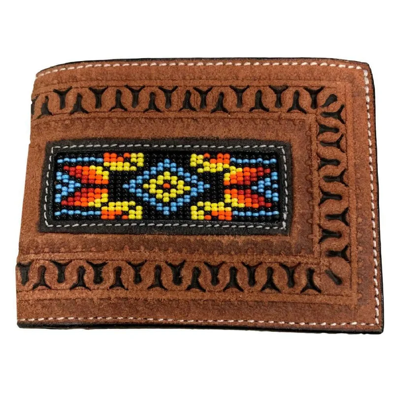 Men's western boots with a traditional western boot silhouette and a polished shineMulti Beading Bifold Men's western boots with a traditional western boot silhouette and a polished shineMulti Beading Bifold