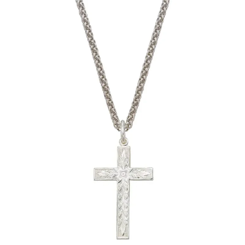 Men's western boots with a tooled leather design on the shaftMontana Silversmiths Silver Engraved Cross Necklace Men's western boots with a tooled leather design on the shaftMontana Silversmiths Silver Engraved Cross Necklace