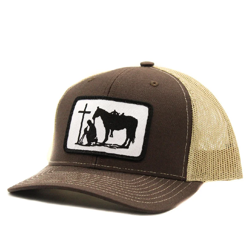 Men's western boots with a silver - toned hardware and accentsDally Up Praying Cowboy Patch Men's western boots with a silver - toned hardware and accentsDally Up Praying Cowboy Patch