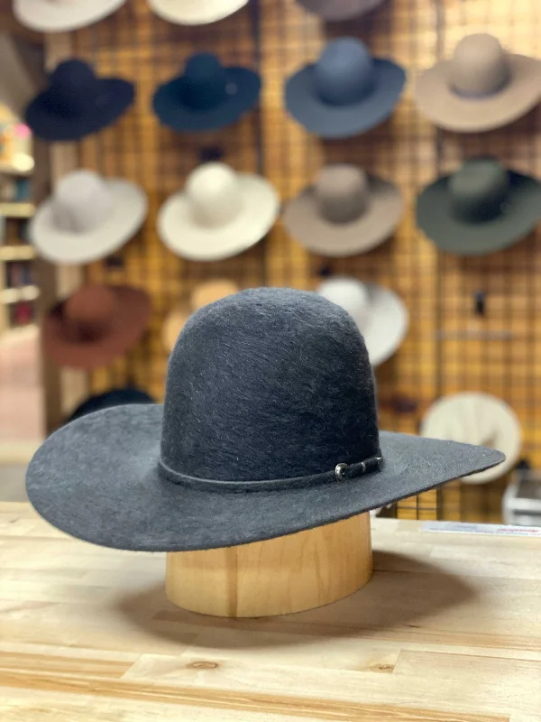 Men's western boots with a silver - toned hardware and accentsRodeo King | 10X Charcoal Grizzly Felt Cowboy Hat Men's western boots with a silver - toned hardware and accentsRodeo King | 10X Charcoal Grizzly Felt Cowboy Hat