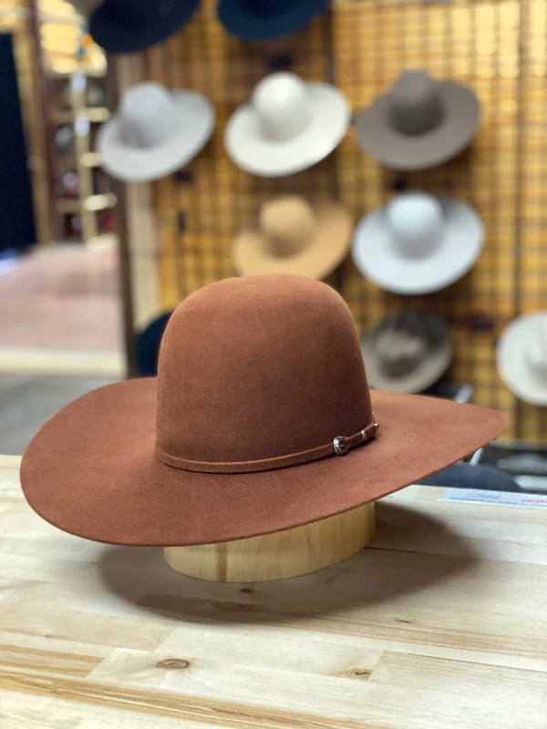 Men's western boots with a decorative inlay on the toe and heelRodeo King | 7X Rust Felt Cowboy Hat Men's western boots with a decorative inlay on the toe and heelRodeo King | 7X Rust Felt Cowboy Hat