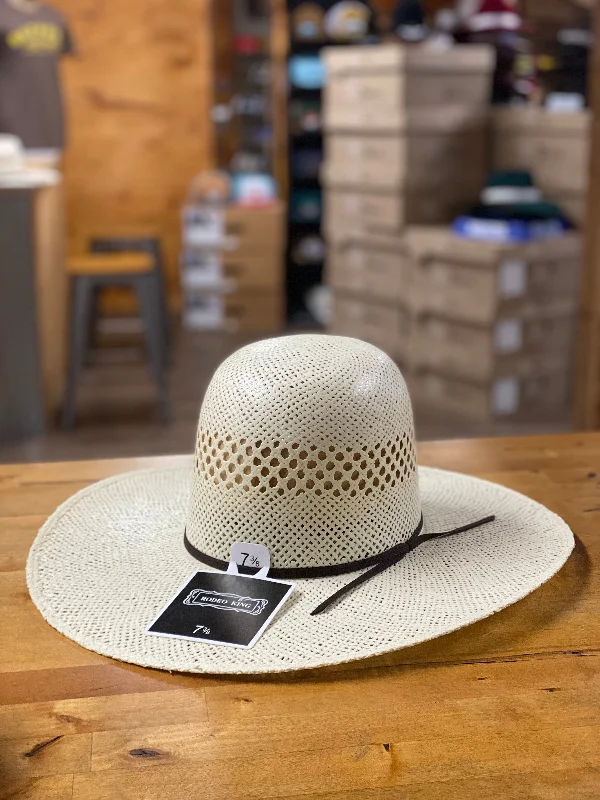 Men's western boots in a rich brown or black leatherRodeo King | Twisted Toyo Straw Cowboy Hat