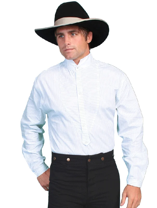 Men's genuine leather western boots with a snake - skin inlayScully RW058 -WHT Mens Pinstripe Yarn Dye Bib Western Shirt White Men's genuine leather western boots with a snake - skin inlayScully RW058 -WHT Mens Pinstripe Yarn Dye Bib Western Shirt White