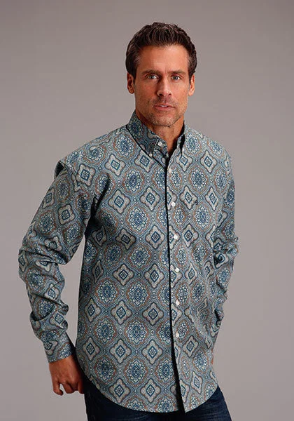 Men's western boots with a leather lining and a padded insoleStetson Men's Sierra Paisley Shirt Men's western boots with a leather lining and a padded insoleStetson Men's Sierra Paisley Shirt