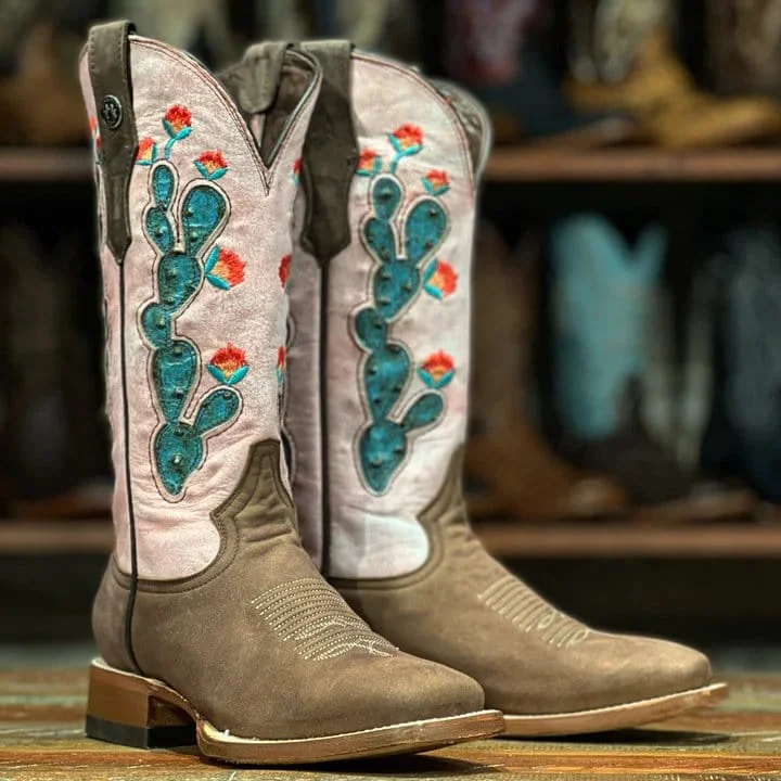 Men's genuine leather western boots with a snake - skin inlayTanner Mark Women's Leather Square Toe Boots Chocolate TML207107 Men's genuine leather western boots with a snake - skin inlayTanner Mark Women's Leather Square Toe Boots Chocolate TML207107