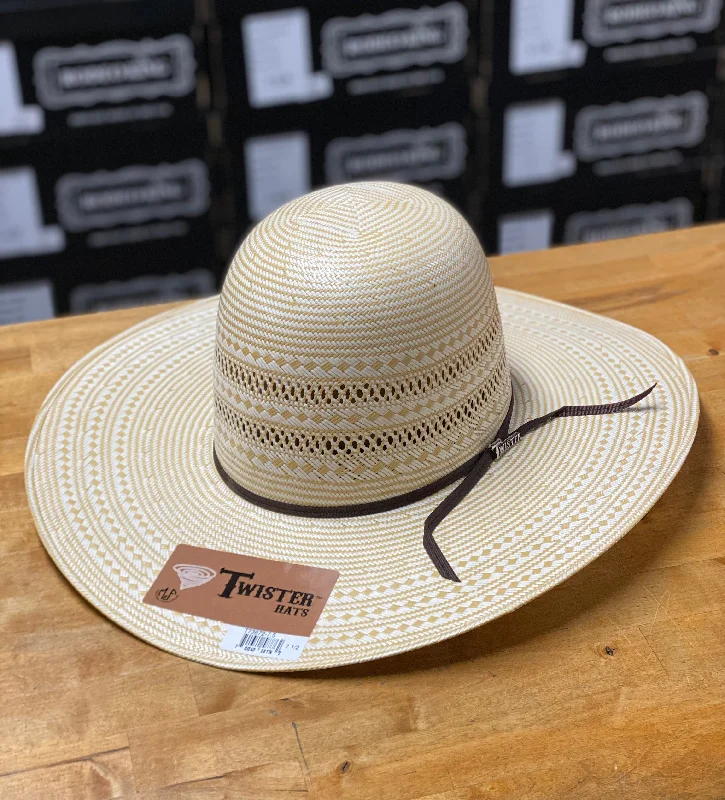 Men's western boots with a high - quality leather upper and a suede liningTwister | 20X Open Crown 4 1/2" Tan 2-Tone Straw Hat Men's western boots with a high - quality leather upper and a suede liningTwister | 20X Open Crown 4 1/2" Tan 2-Tone Straw Hat