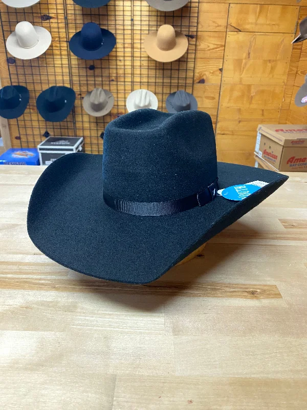Western - style men's boots with intricate tooling and stitchingTwister | Youth Black Brick Felt Hat Western - style men's boots with intricate tooling and stitchingTwister | Youth Black Brick Felt Hat