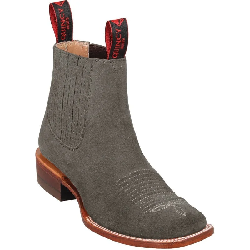 Men's western boots with a high - quality leather upper and a suede liningWomen's Quincy Wide Square Toe Ankle Boot Q82BJ6337 Men's western boots with a high - quality leather upper and a suede liningWomen's Quincy Wide Square Toe Ankle Boot Q82BJ6337