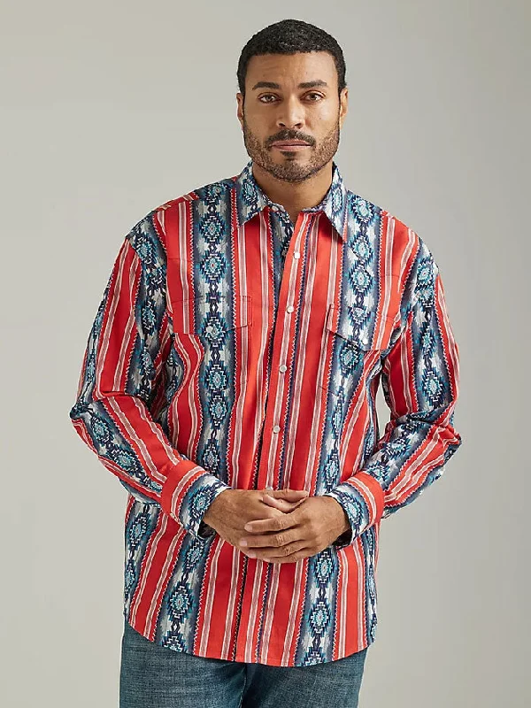 Alligator - embossed men's western boots for a bold statementWrangler 112326327 Mens Checotah Long Sleeve Western Snap Printed Shirt Cherry Pie Red Alligator - embossed men's western boots for a bold statementWrangler 112326327 Mens Checotah Long Sleeve Western Snap Printed Shirt Cherry Pie Red
