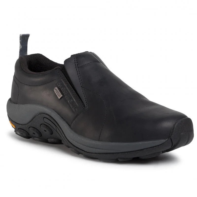 Men's casual shoes with a metallic trimMerrell Jungle Moc Ltr WP Ice + Men's blk J33595 Men's casual shoes with a metallic trimMerrell Jungle Moc Ltr WP Ice + Men's blk J33595