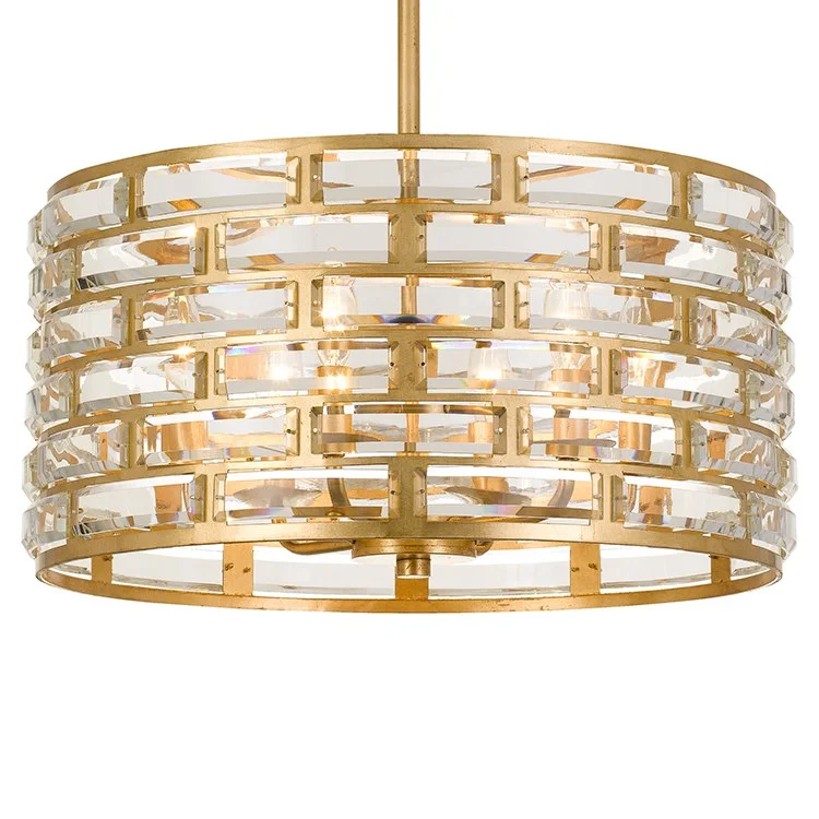 Traditional Brass Chandeliers for Classic InteriorsMeridian Six-Light Chandelier