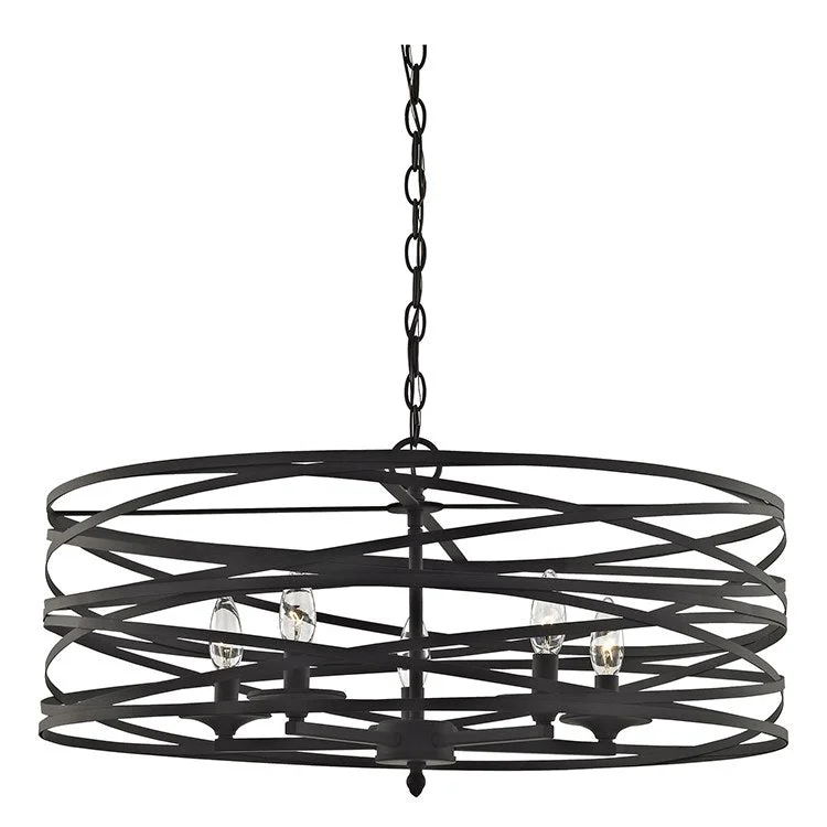 Chandeliers with Dimmable Lights for Ambiance ControlVorticy Five-Light Chandelier