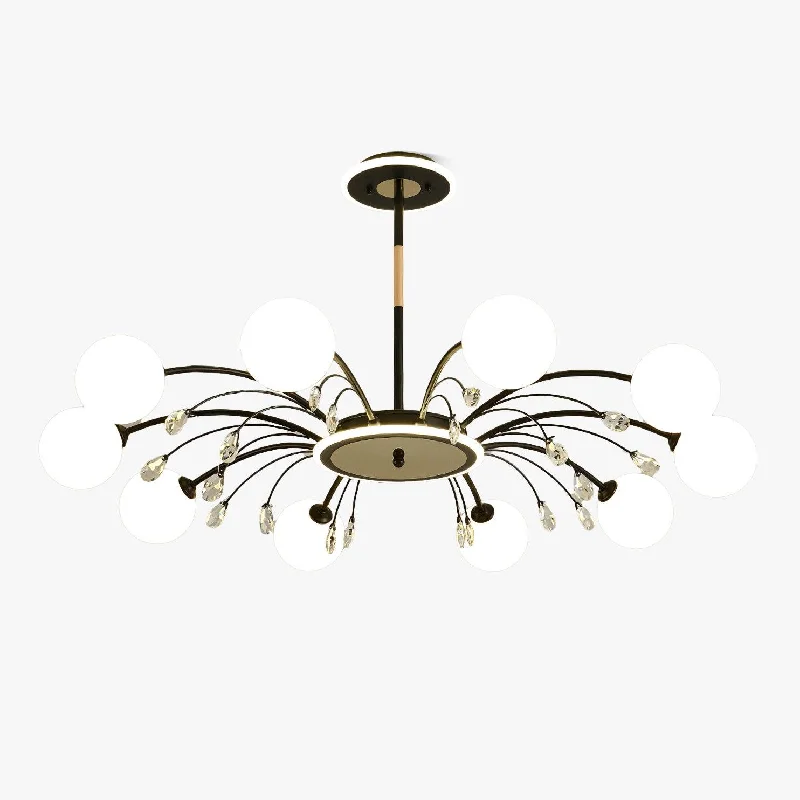 Ceiling - Mounted Chandeliers for Standard CeilingsGlamorous Glass Raindrop Chandeliers