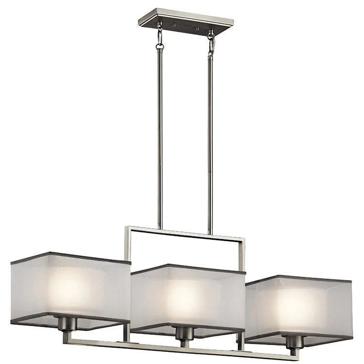 Chandeliers for Low Ceilings to Avoid OvercrowdingKailey Three-Light Linear Chandelier