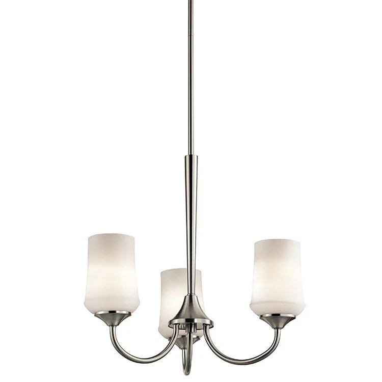 Chandeliers with Adjustable Height for Custom InstallationAubrey Three-Light Chandelier